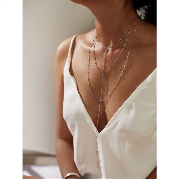 ✨3 for $32✨Layered boho chain bar necklace - Picture 2 of 3